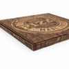 Pizzadoos Americano Bruin 33x33cm 50 Stuks