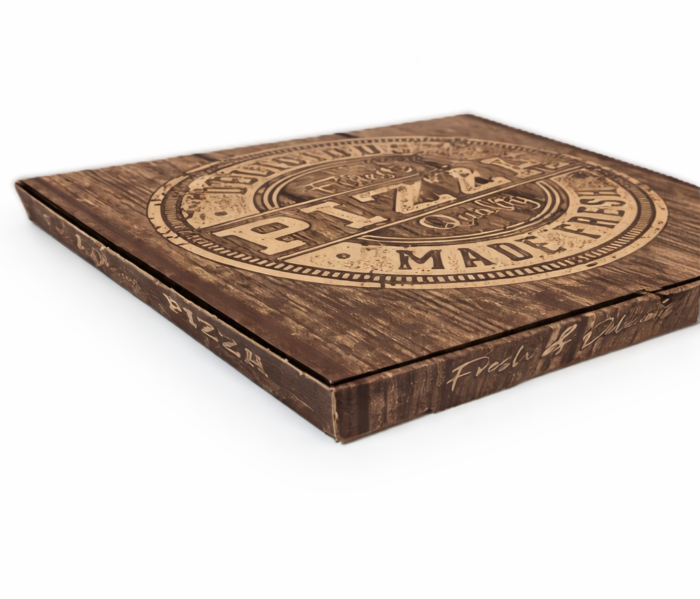 Pizzadoos Americano Bruin 33x33cm 50 Stuks