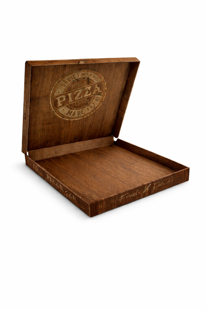 Pizzadoos Americano Bruin 33x33cm 50 Stuks, foto 2