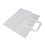 Snacktas Kraft Papier Wit (Medium) 26x17x26 cm 250 st