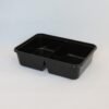 Kilobak Magnetronbak 2-vaks 750 ml Zwart, PP 182 serie, foto 2