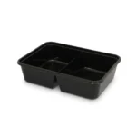 magnetronbak zwart 750ml dubbel vak