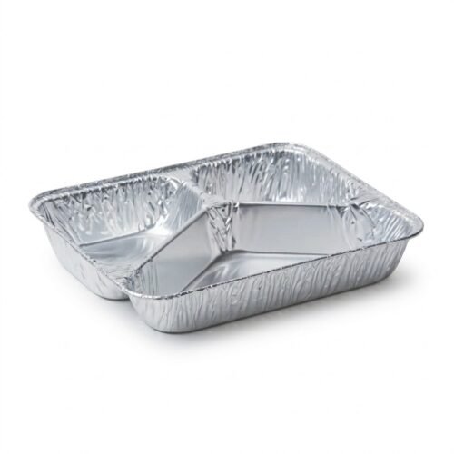 aluminium afhaalschaal 3-vaks