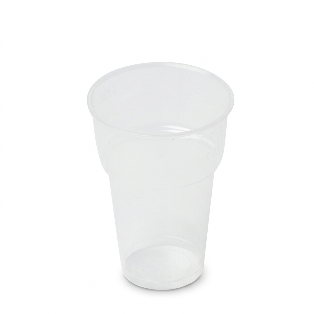 Bierbeker PP 0.25l Transparant