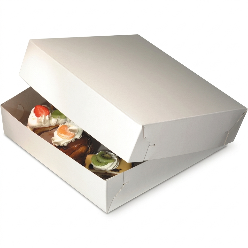 Gebaksdoos Wit Zwanenhals