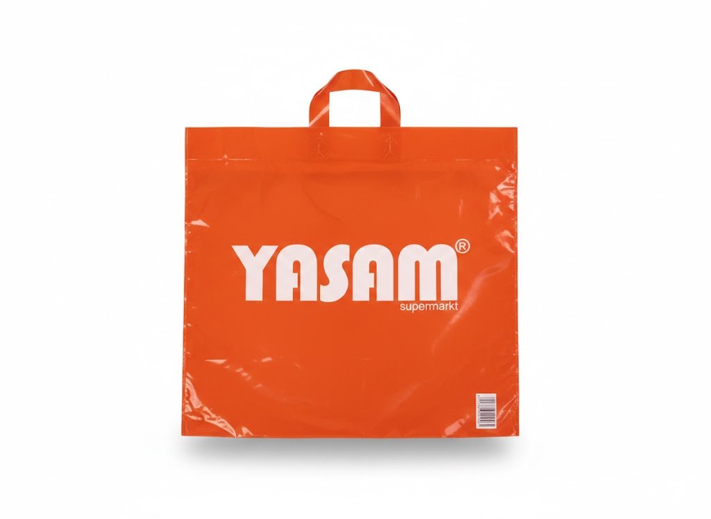 op naam bedrukte plastic tas