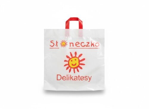 op naam bedrukte plastic tas