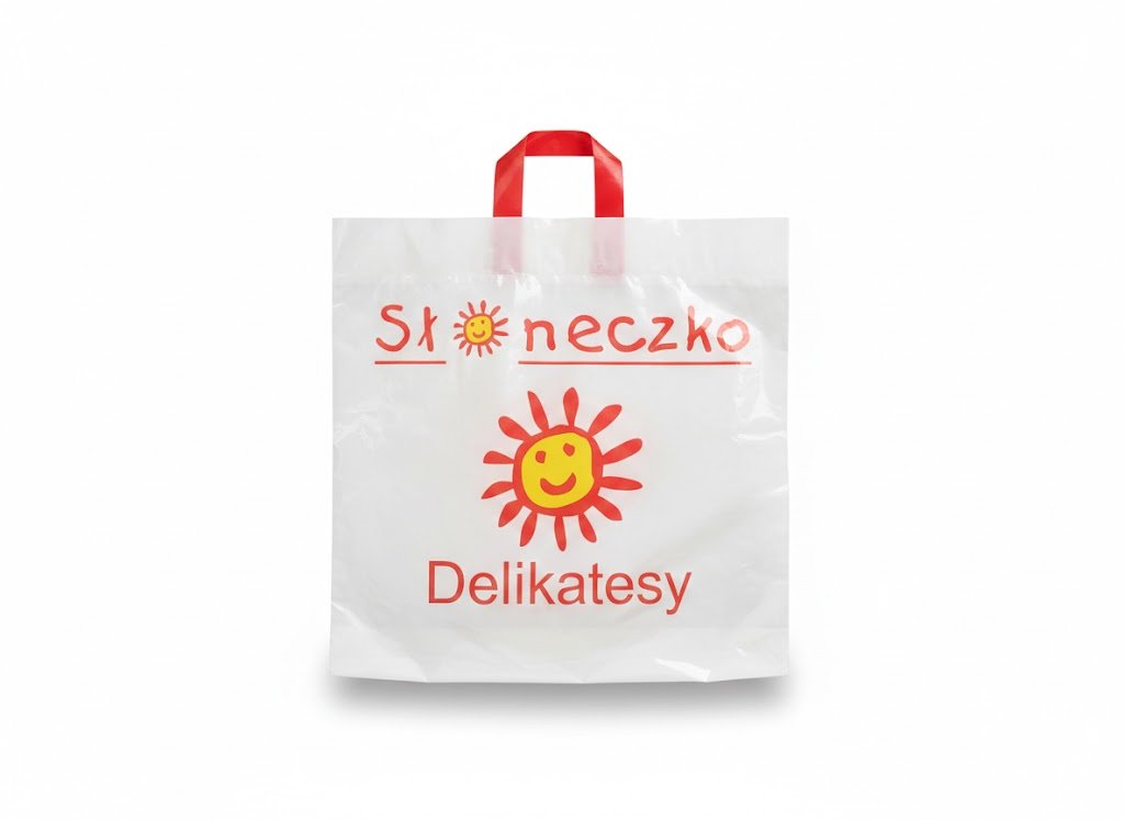 op naam bedrukte plastic tas