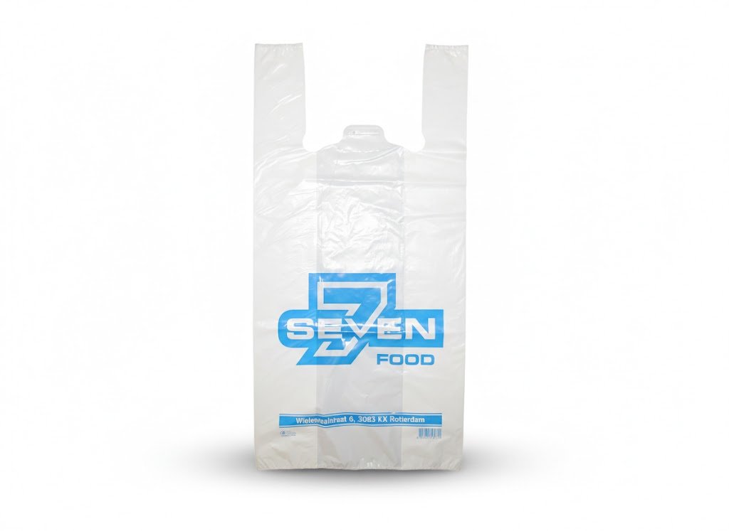 op naam bedrukte plastic tas