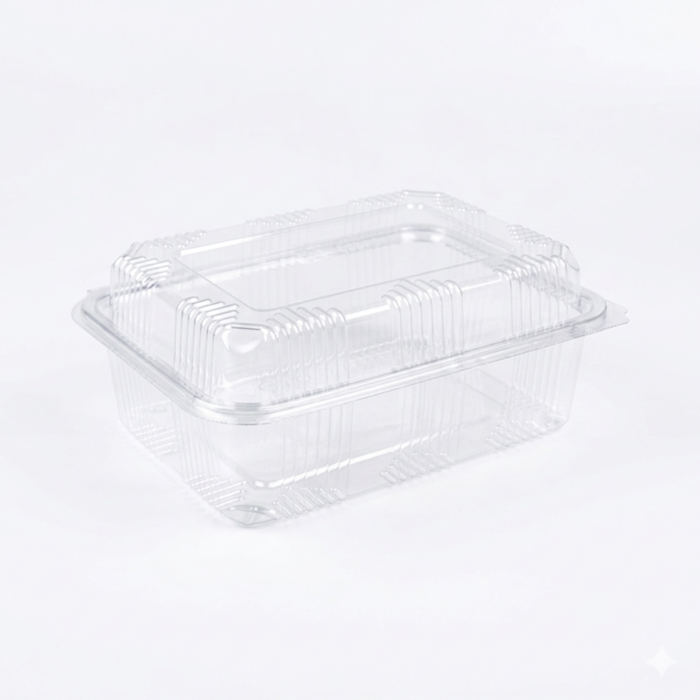Saladebak Lekvrije Tray 1750cc Transparant