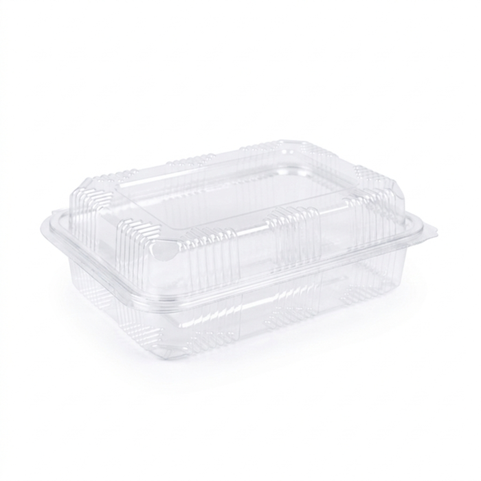 Saladebak Lekvrije Tray 1250cc Transparant