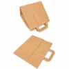 Papieren Snacktas Kraft Bruin Groot 32x17x28 cm, 250 stuks, foto 2
