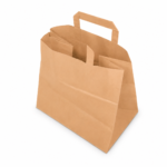 Papier Tas Snacktas Kraft Bruin Groot 26x17x26cm 250 Stuks