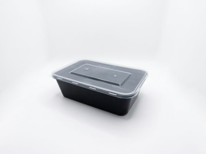 Strong Green Kilobak 650 ml Zwart met Deksel, 500 stuks + 500 deksels, foto 2