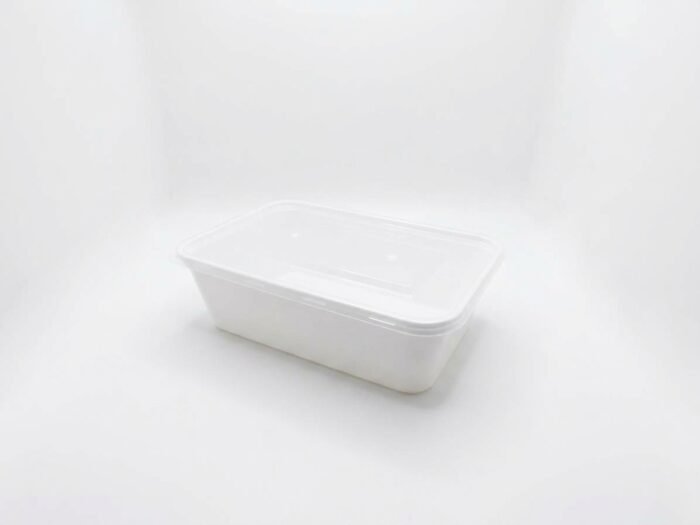 Strong Green Kilobak 650 ml Wit met Deksel, 500 stuks + 500 deksels, foto 2
