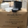 Strong Green Kilobak 500 ml Wit met Deksel, 500 stuks + 500 deksels, foto 3